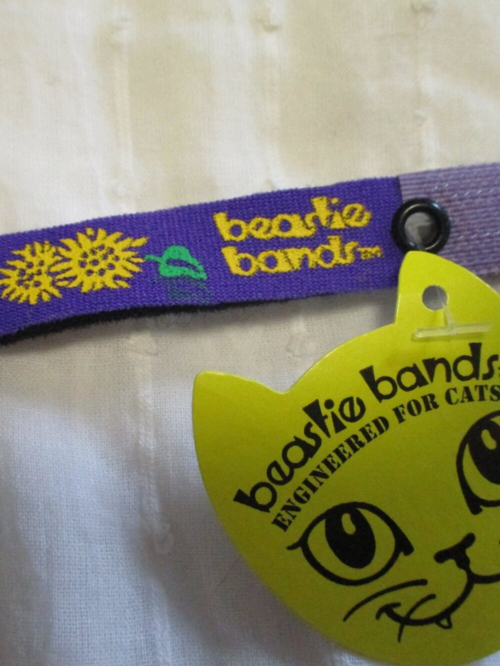 Cat collar-Beastie Bands sunflower patter